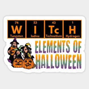 WITcH Periodic Table of Elements design Sticker